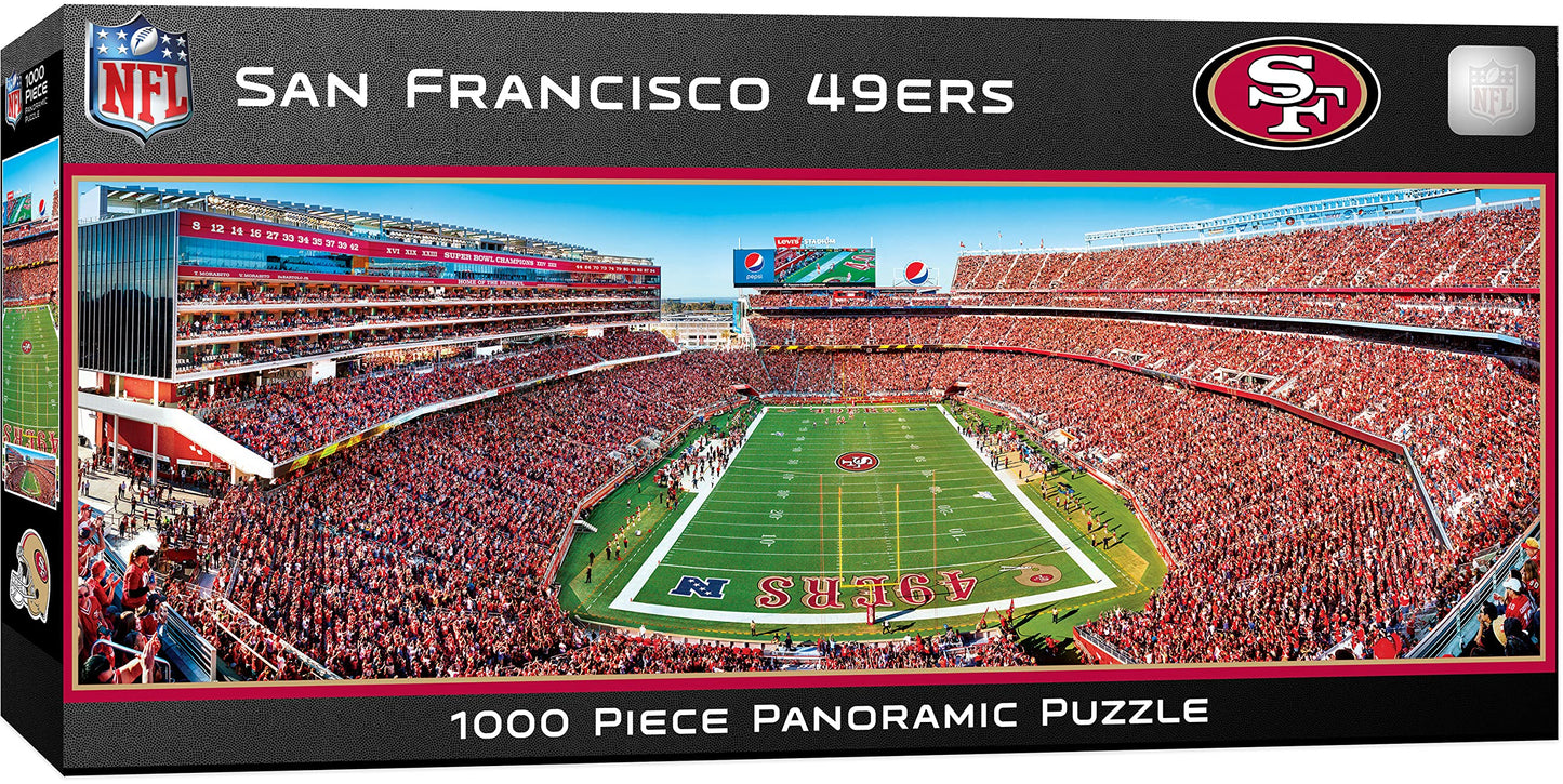 San Francisco 49Ers Panoramic 1000 Pc End Zone