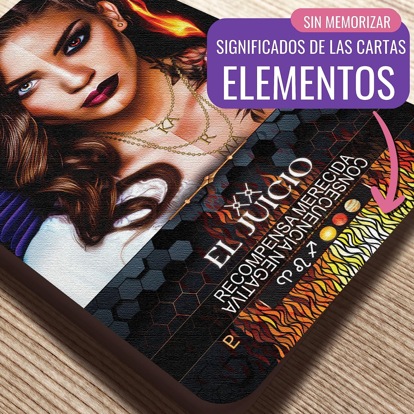 Tarot Skills Star Kissed Tarot Deck, Tarot Cards Con Significados En Ellos, Incluyendo Golden Dawn Astrología Zodíaco Y Planetas, Palabras Clave, Invertido, Elementos, Incluye Capacitación En Línea