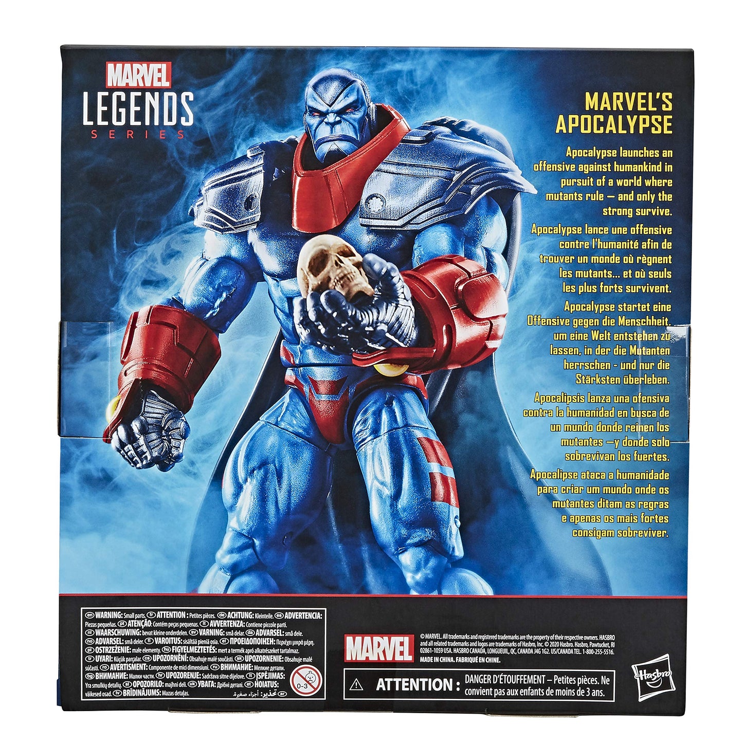 Marvel Legends Series 6-inch Action Figure Apocalypse, Grey, E9302, Includes 3 Accessories, Premium Design