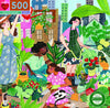 eeBoo: Piece and Love Rooftop Garden 500 Piece Square mature-themed Jigsaw Puzzle Jigsaw Puzzle for mature-themeds and Families Includes Glossy Sturdy Pieces and Minimal Puzzle Dust