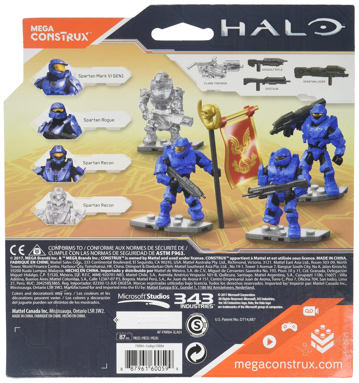 Mega Construx Halo Spartan Ctf Base Crashers