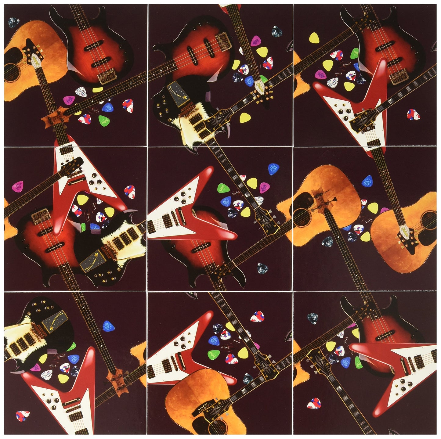 Scramble Squares Puzzle Guitars