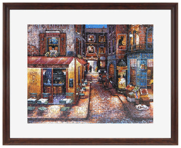Mcs Frame For Puzzles, Walnut, 24 X 30 In Or Smaller