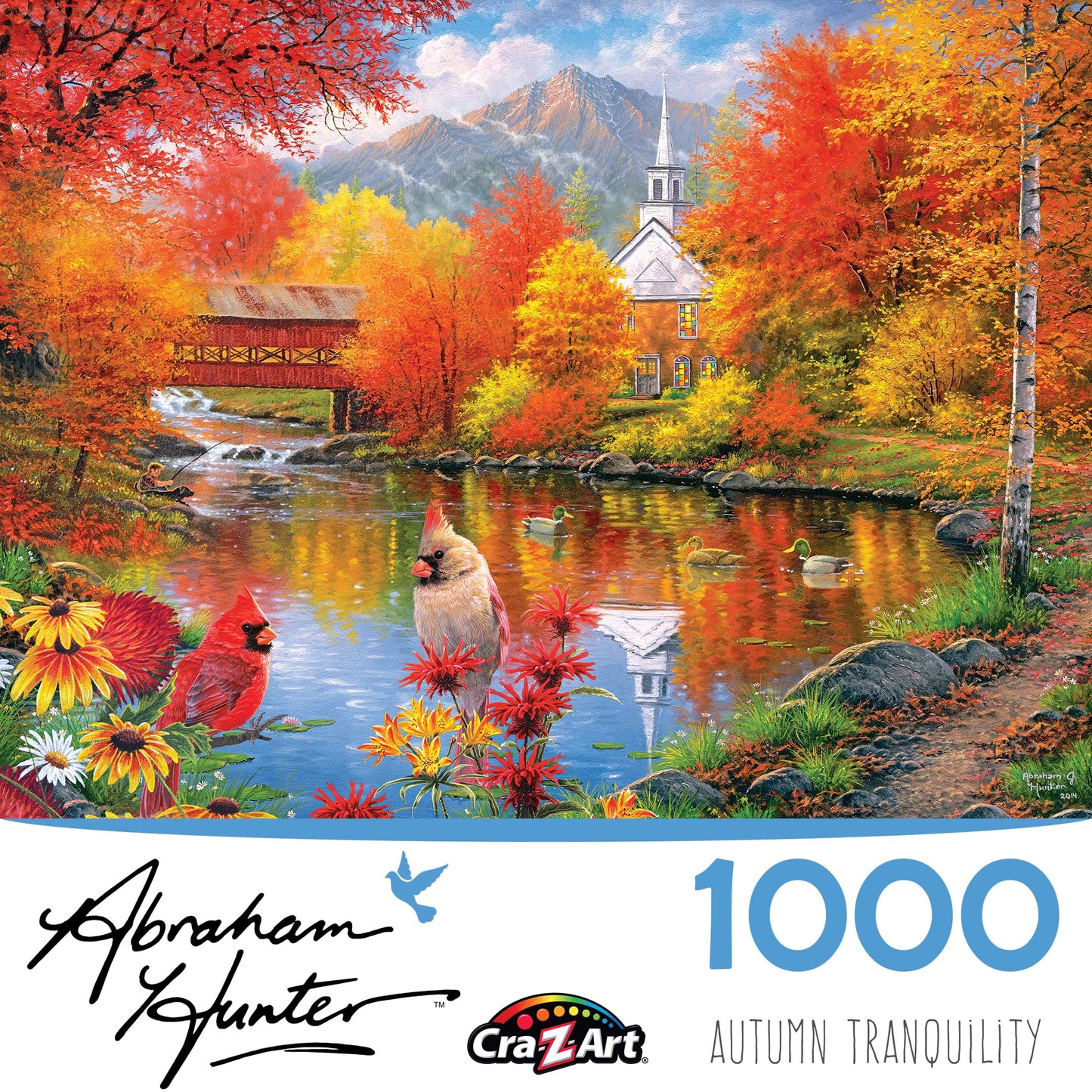 Roseart - Abraham Hunter - Autumn Tranquility - 1000 Piece Jigsaw Puzzle For Adults