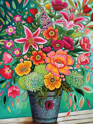 Ceaco - Peggy'S Garden - Florenza - 300 Oversized Piece Jigsaw Puzzle