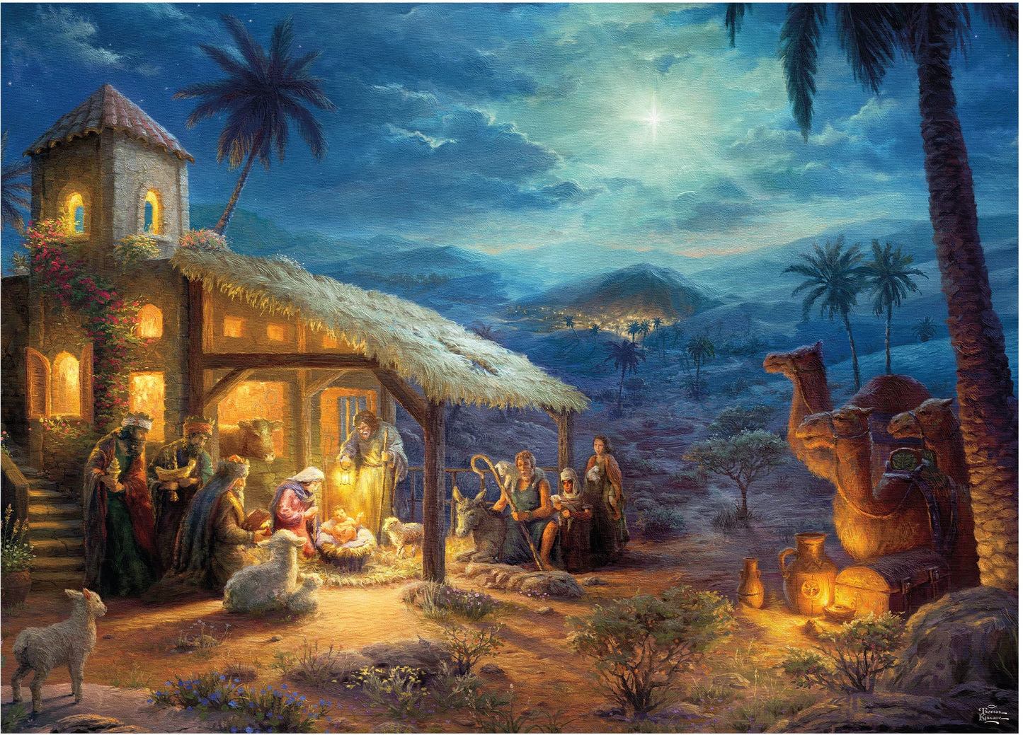 Ceaco - Thomas Kinkade - Holiday - Nativity - 1000 Piece Jigsaw Puzzle