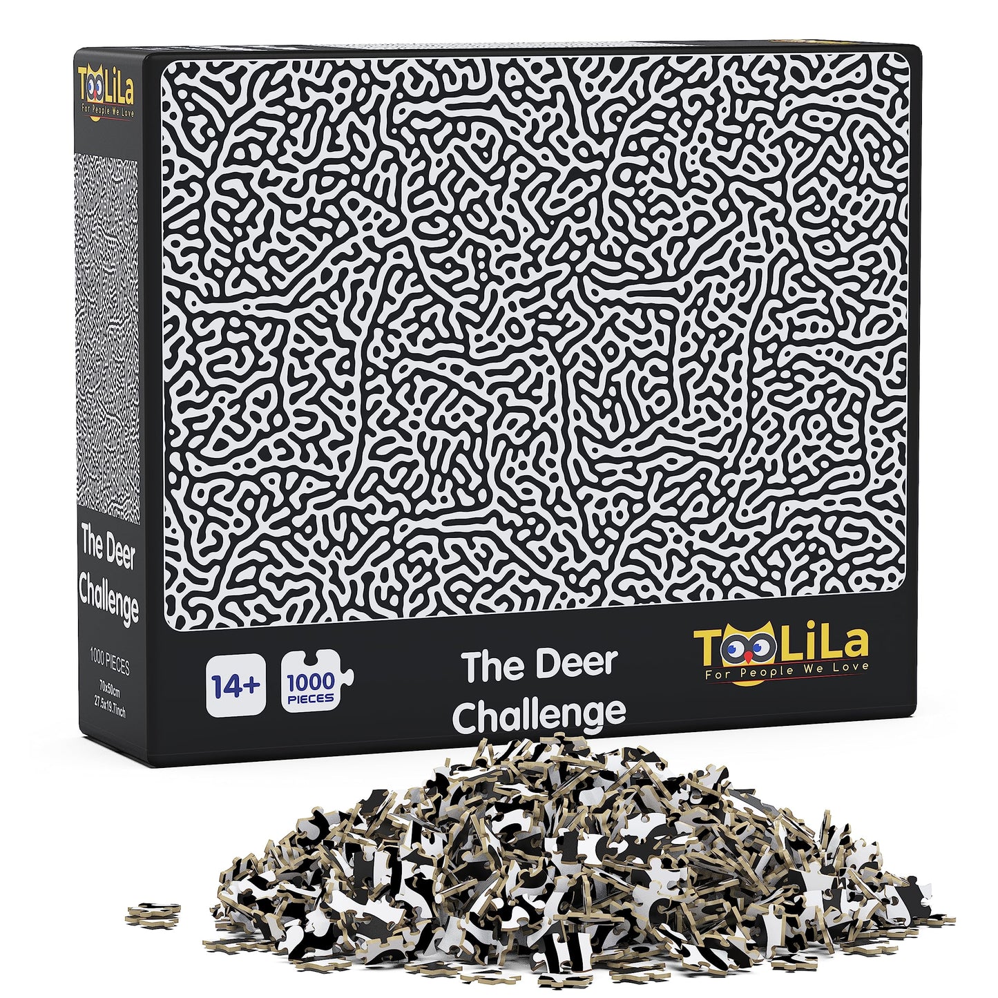Jigsaw Puzzles 1000 Pieces Difficult Puzzles For Adults Get Your Challenging Jigsaw Puzzle For Adults 28X20 Inches The Deer Chal