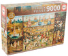 Educa 9,000 Piece Puzzle - The Garden of Earthly Delights, Cardboard, Model 14831