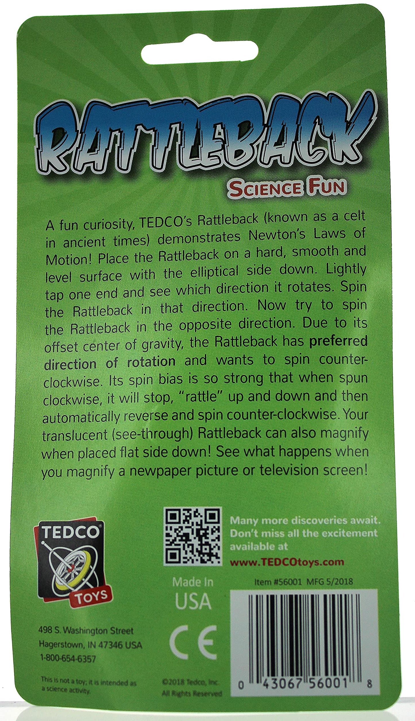 Tedco Rattle Back (Multicolour)