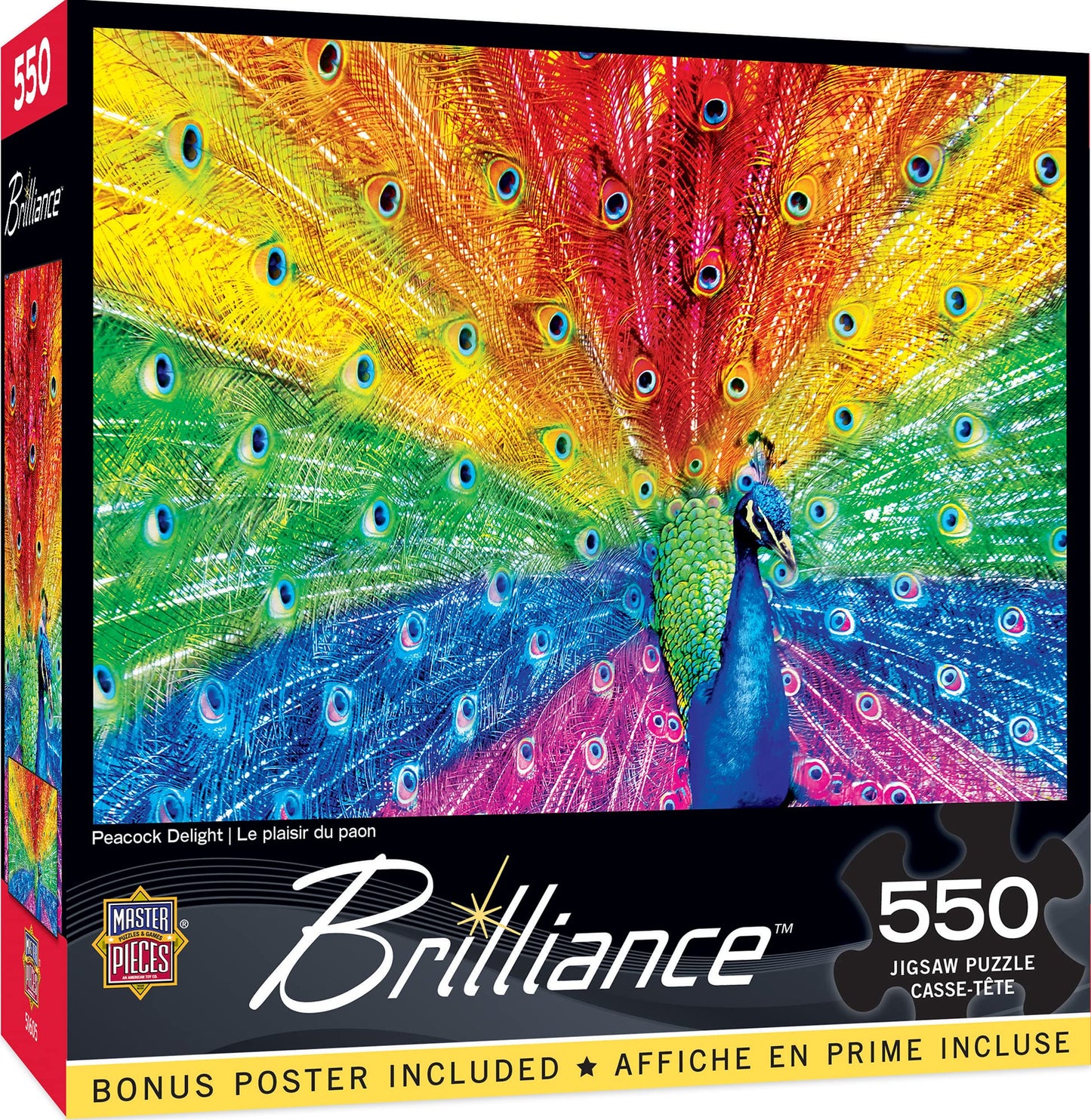 Peacock Delight 550 Pc