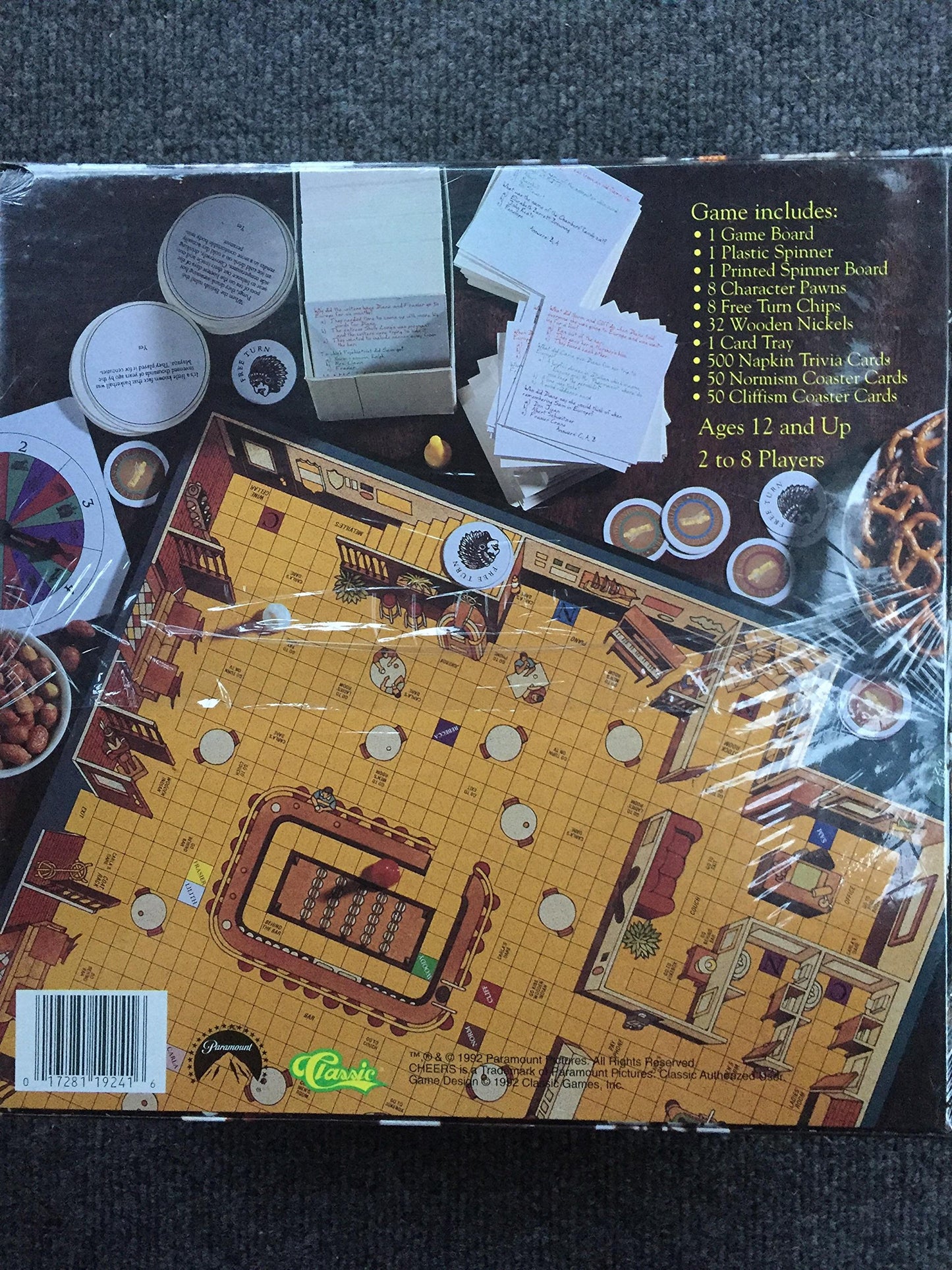 Cheers Classic Trivia Board Game By Classic Games
