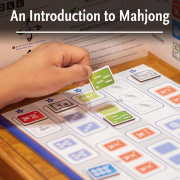 ThinkFun Meet Mahjong Board Game for 4 | Teaches Mahjong Basics | Cardstock | White, Green, Red | Model 76499