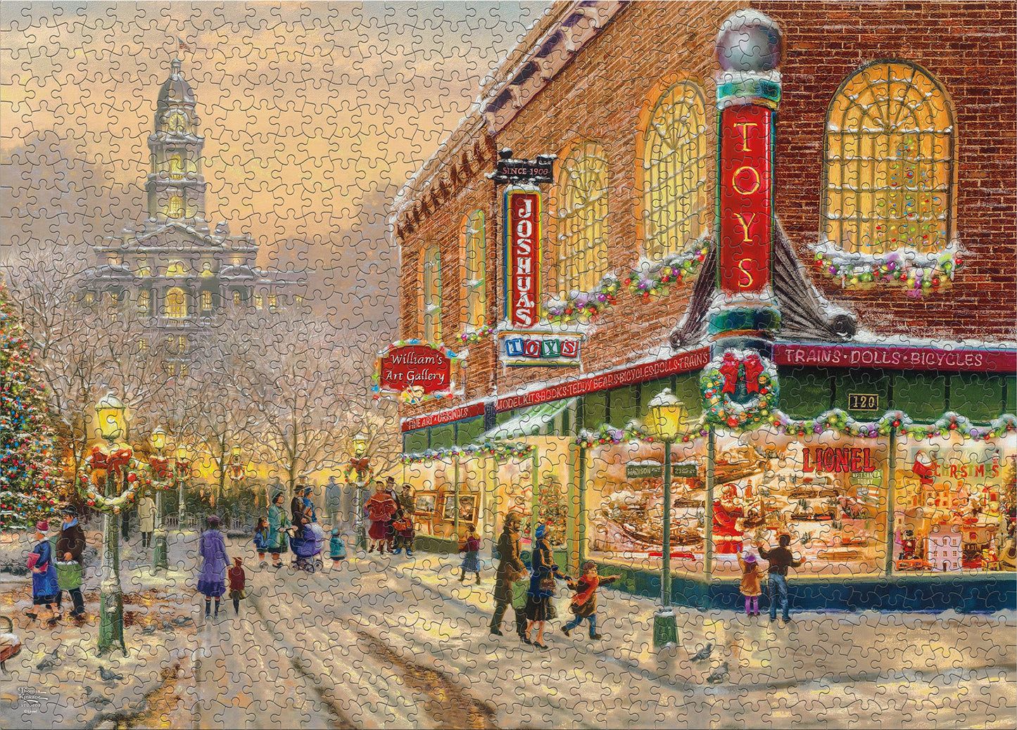 Ceaco - Thomas Kinkade - Holiday - A Christmas Wish - 1000 Piece Jigsaw Puzzle