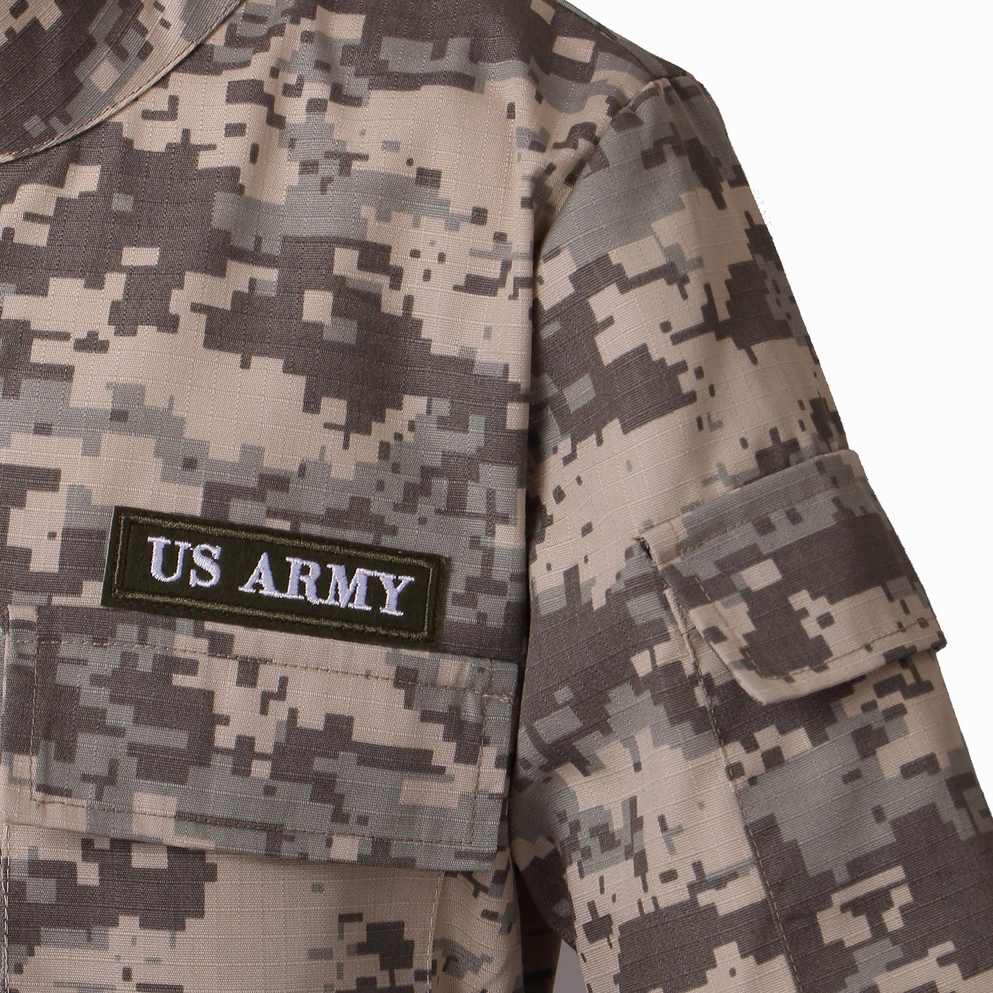 Deluxe Kid'S Camo Combat Soldier Costume (6-8 Years)