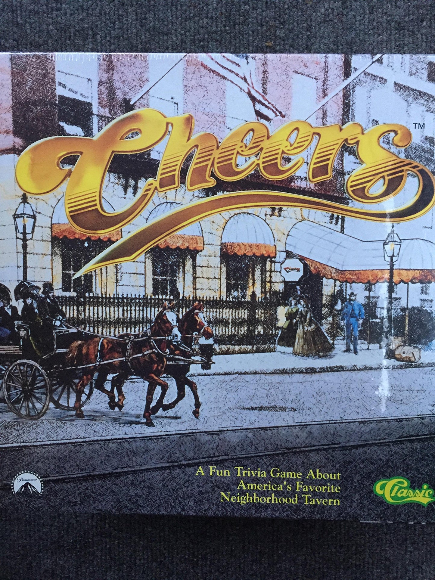 Cheers Classic Trivia Board Game By Classic Games