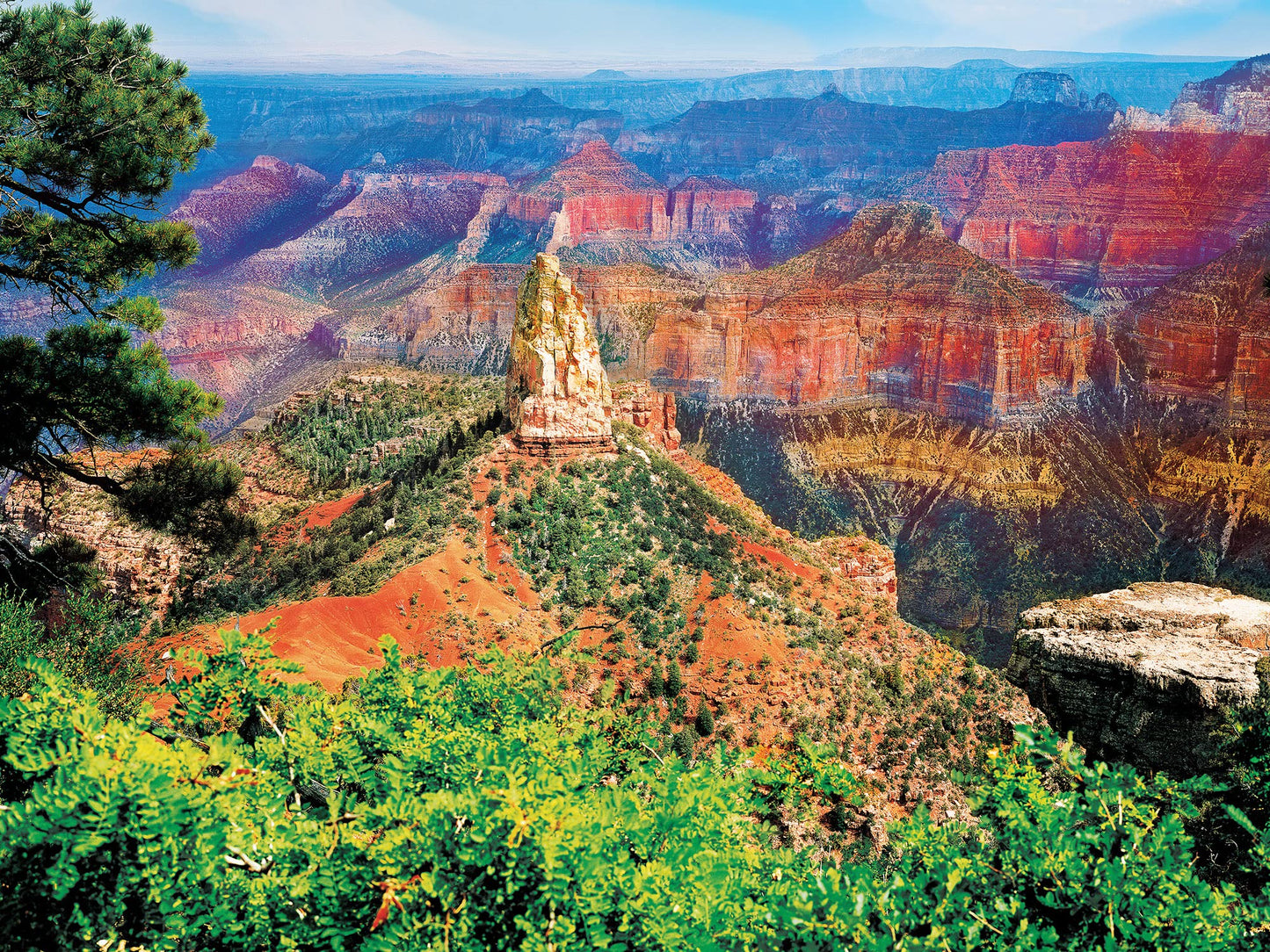Masterpieces 550 Piece Jigsaw Puzzle For Adults, Family, Or Youth - Grand Canyon North Rim - 18''X24''