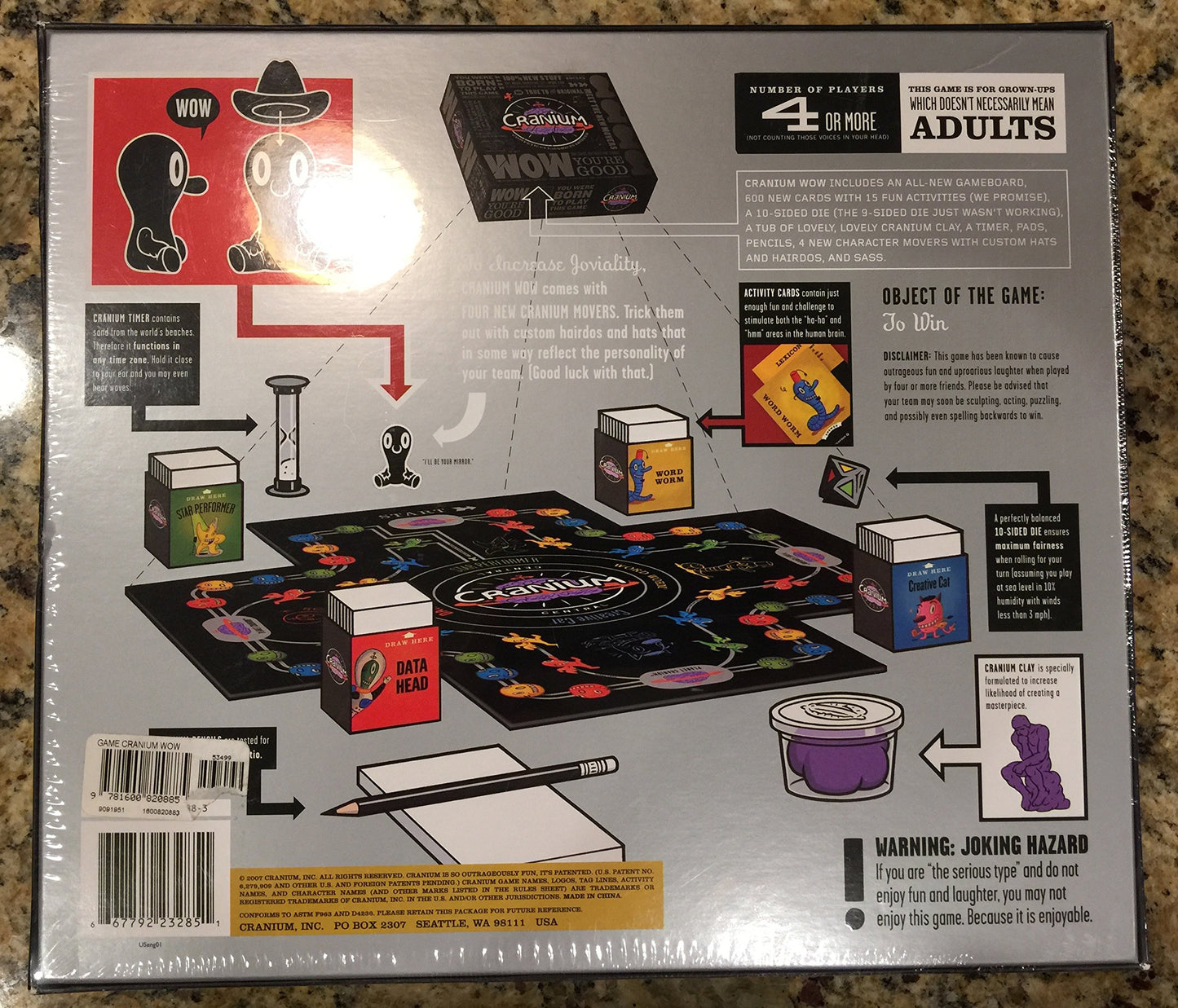 Hasbro Cranium Wow Board Game