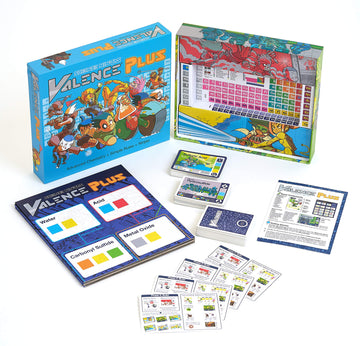 Valence Plus Card Game - Periodic Table Of Elements Card Game, Strategy Card Game, Science Games & Chemistry Set, Kids Educational Games With Simple Rules & Ninjas, Molecules & Element Games For Kids