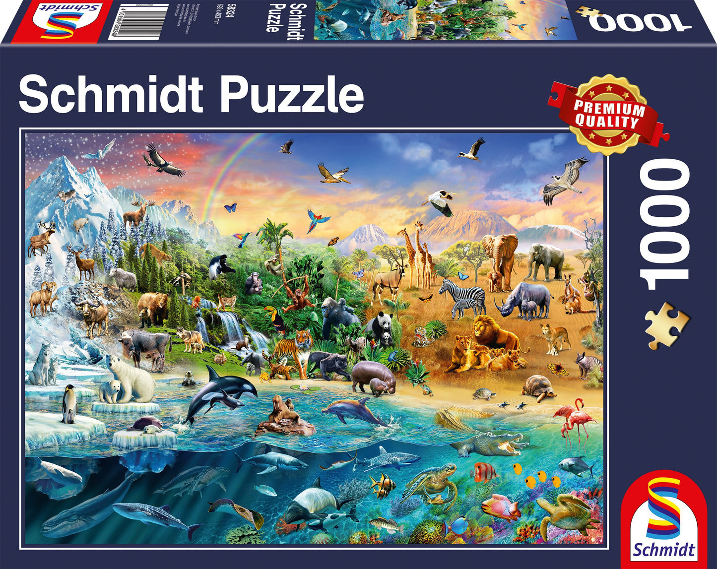 Schmidt Animal Kingdom Jigsaw Puzzle (Piece 1000),
