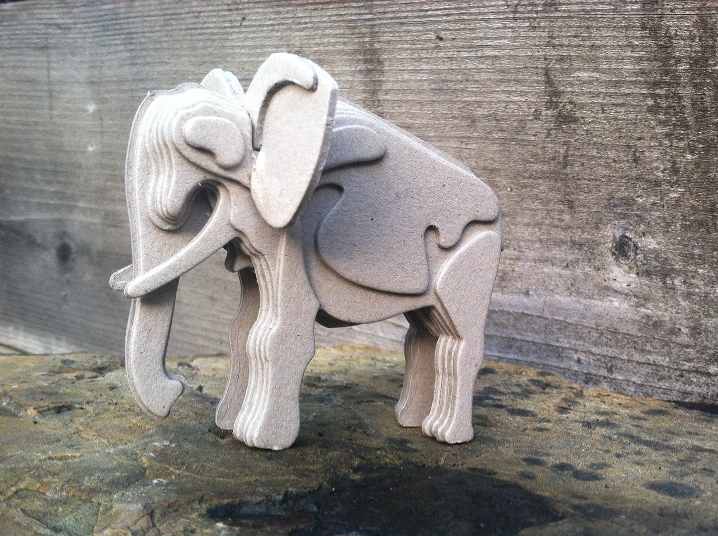 Trutru Elephant European 3D Puzzle Diy Craft Kit; Arts And Crafts, Model Kit