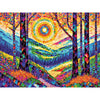 RoseArt - Stained Glass - The Sun Shines on Dreamland - 300 Piece mature-themed Jigsaw Puzzle for mature-themeds