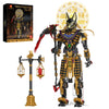 JMBricklayer 3845PCS Anubis Egyptian God LED Light Up Building Blocks Mech Model Kit Statue Display Mythology Collectible Home Decor Gift for Adults Fantasy History Halloween Christmas Birthday Ancient Afterlife Scale of Judg