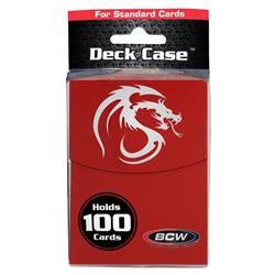 Bcw Diversified Bcddclgred Deck Box - Large Deck Case Red