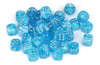Chessex Manufacturing Chx27966 12 Mm D6 Cube Gnd Luminary Sky & Silver Dice - 36 Piece