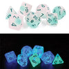 Sirius Dice Sdz000602 Glowworm Frosted Dice - Set Of 7