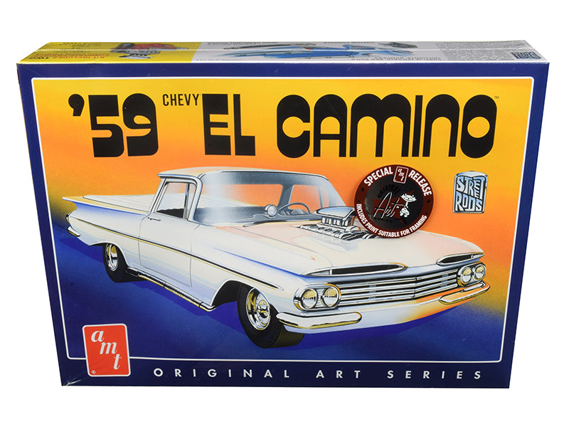 Skill 2 Model Kit 1959 Chevrolet El Camino 2 In 1 Kit ''Original Art Series'' 1/25 Scale Model By Amt