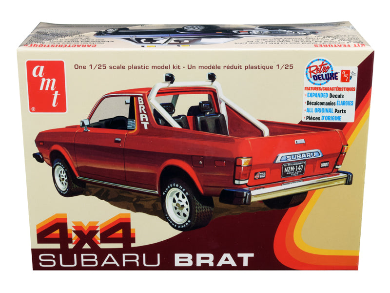 Skill 2 Model Kit 1978 Subaru Brat 4X4 Pickup Truck 1/25 Scale Model By Amt
