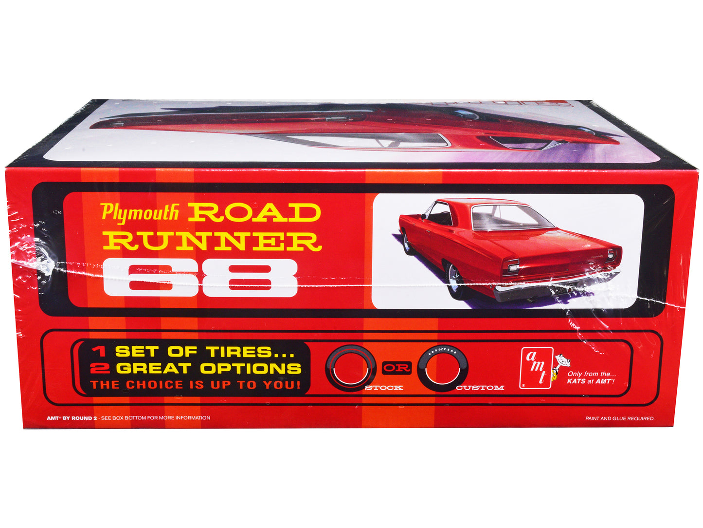 Skill 2 Model Kit 1968 Plymouth Road Runner 1/25 Scale Model By Amt