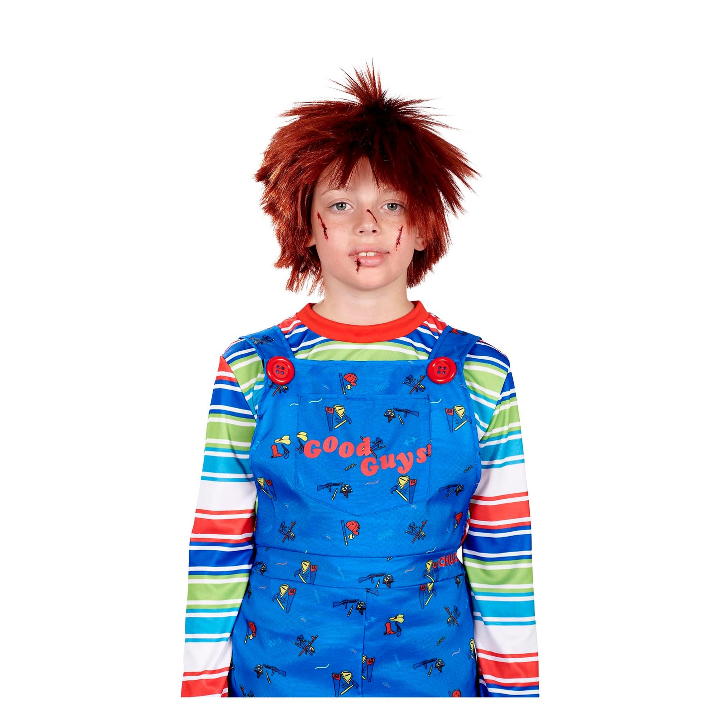 Evil Doll Child Costume Wig One Size