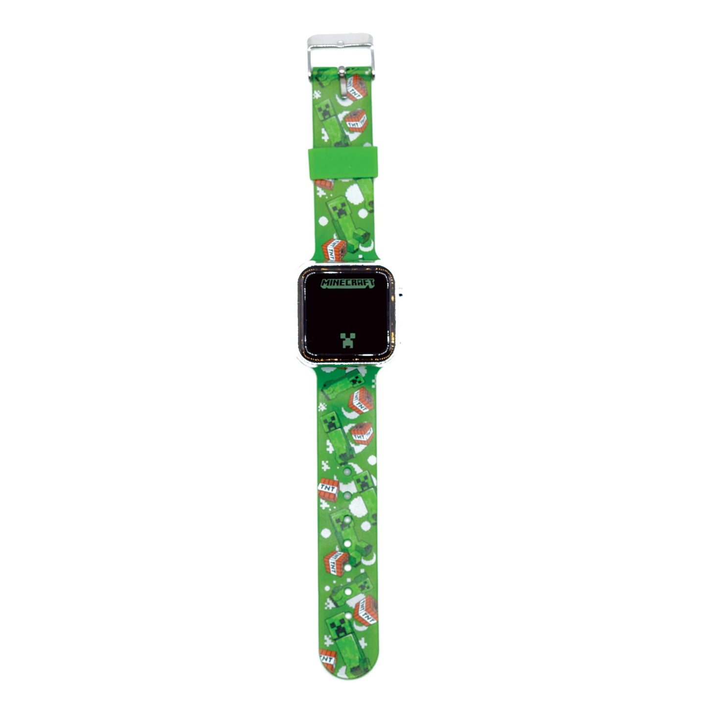 Minecraft Led Touchscreen Tnt Creeper Kids Watch