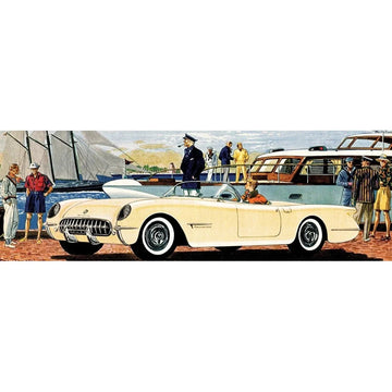 America's Sports Car 750 Piece Panoramic Jigsaw Puzzle NYPC