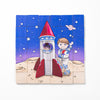 Magic Magnetic Wooden Puzzle with Cotton Bag - Astronaut in Space | Made in the Canada | Printed with Non-toxic Ink in the USA ๐บ๐ธ