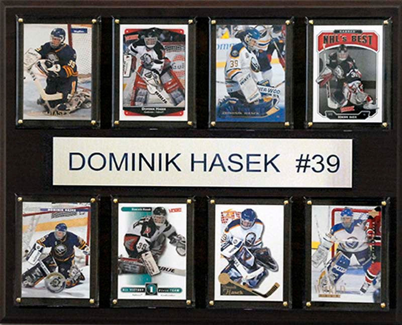 Nhl 12X15 Dominik Hasak Buffalo Sabres 8-Card Plaque