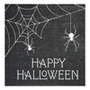 American Greetings 50-Count 5 In. X 5 In. Beverage Napkins, Spiderweb Halloween Party Supplies
