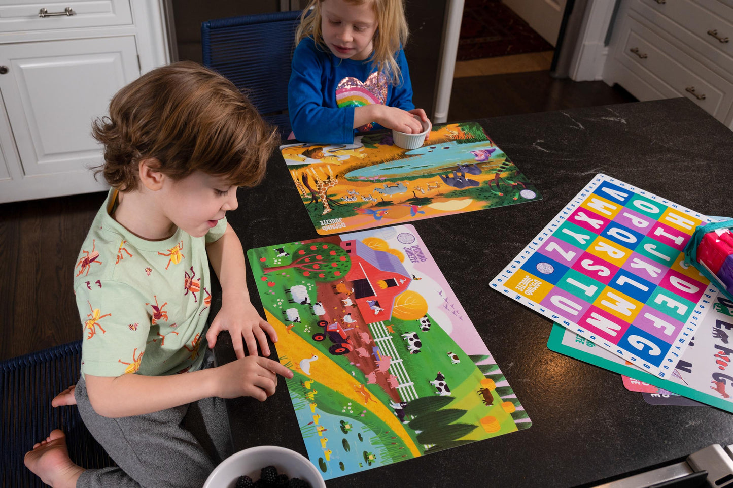 4-pack Toddler Placemat Bundle