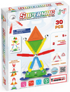 Tinamiri Supermag - Multicolor 30 - Magnetic Building Set, Educational construction fun, 30 piece set, Magnet Toys, 0650