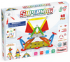 Tinamiri Supermag - Multicolor 60 - Magnetic Building Set, Educational construction fun, 60 piece set, Magnet Toys, 0652