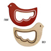 Solid Maple Wood Bird Rattle & Teether – Natural Wooden Baby Toy | Made in the USA
