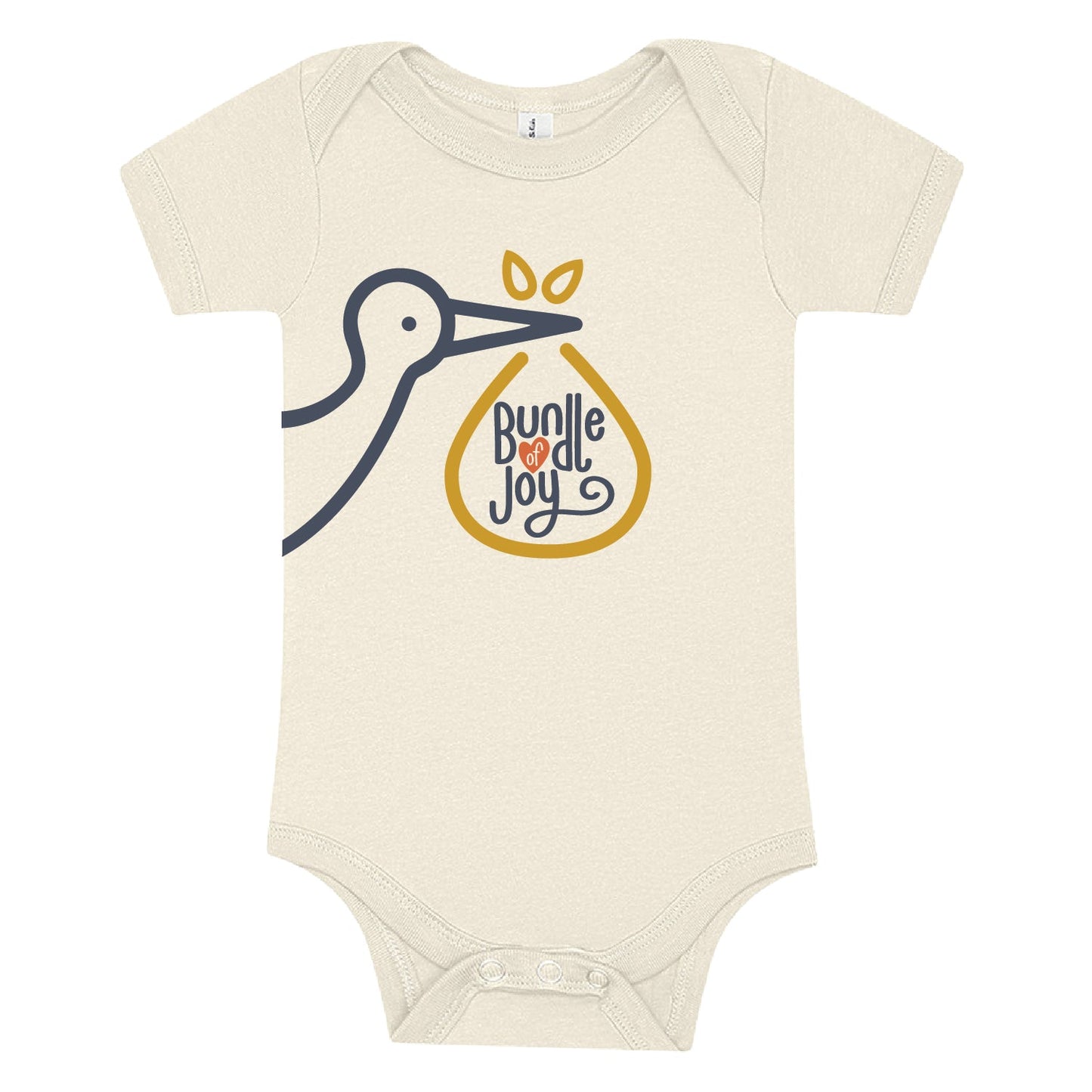 100% Airlume Combed, Ring-Spun Cotton Onesie - Bundle of Joy (Size 3-6 mo)
