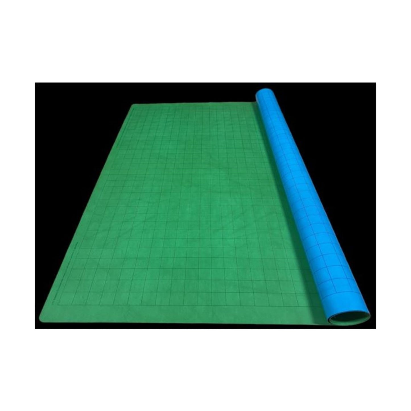 Chessex Play Mat - Mat: 1 Sq 2 Sided Blue/Green Megamat (Two Color Mat) - Smooth & Tough - Compatible With Tabletop Rpgs - Acces