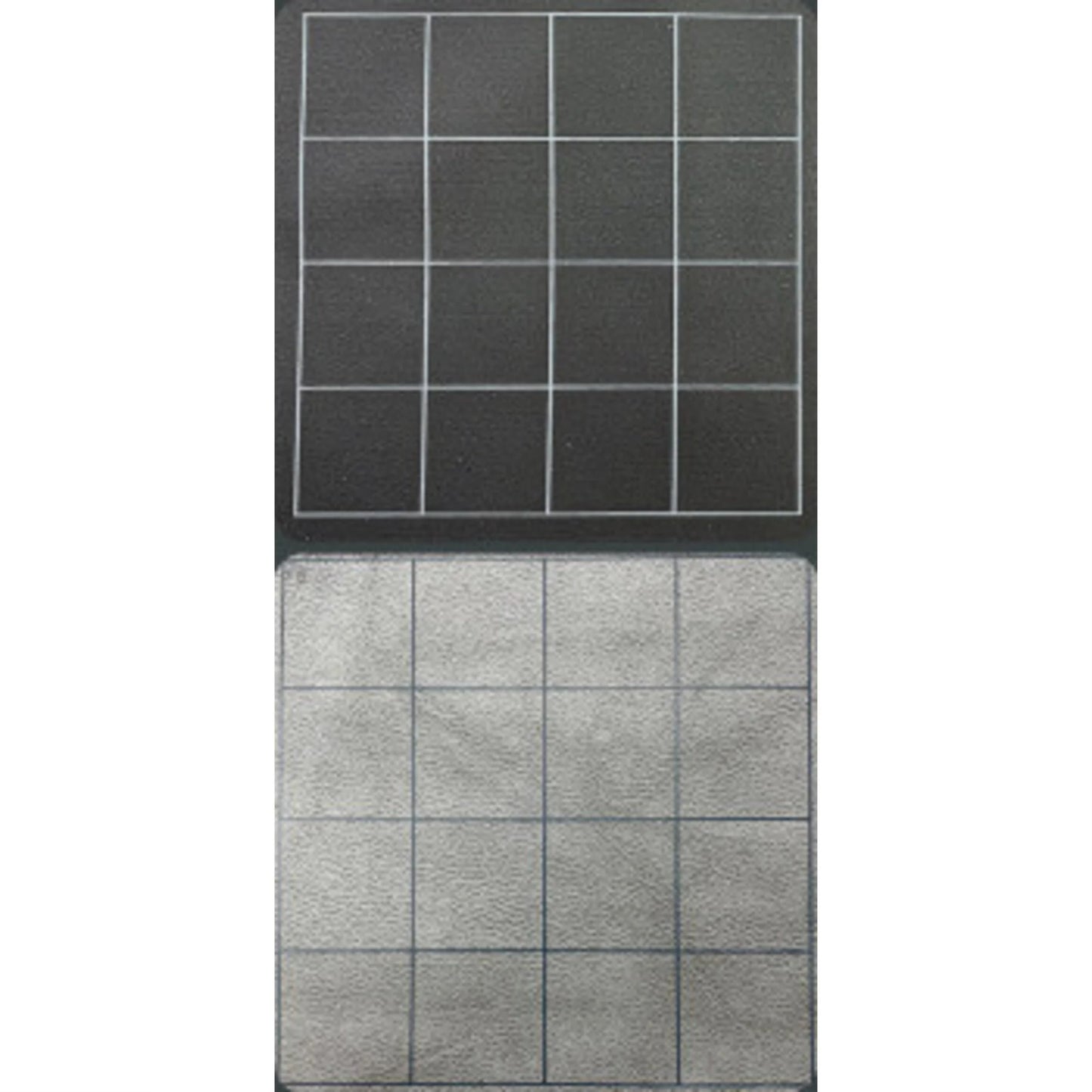 Chessex Play Mat - Mat: 1 Sq 2 Sided Black/Grey Megamat (Two Color Mat) - Smooth & Tough - Compatible With Tabletop Rpgs - Acces