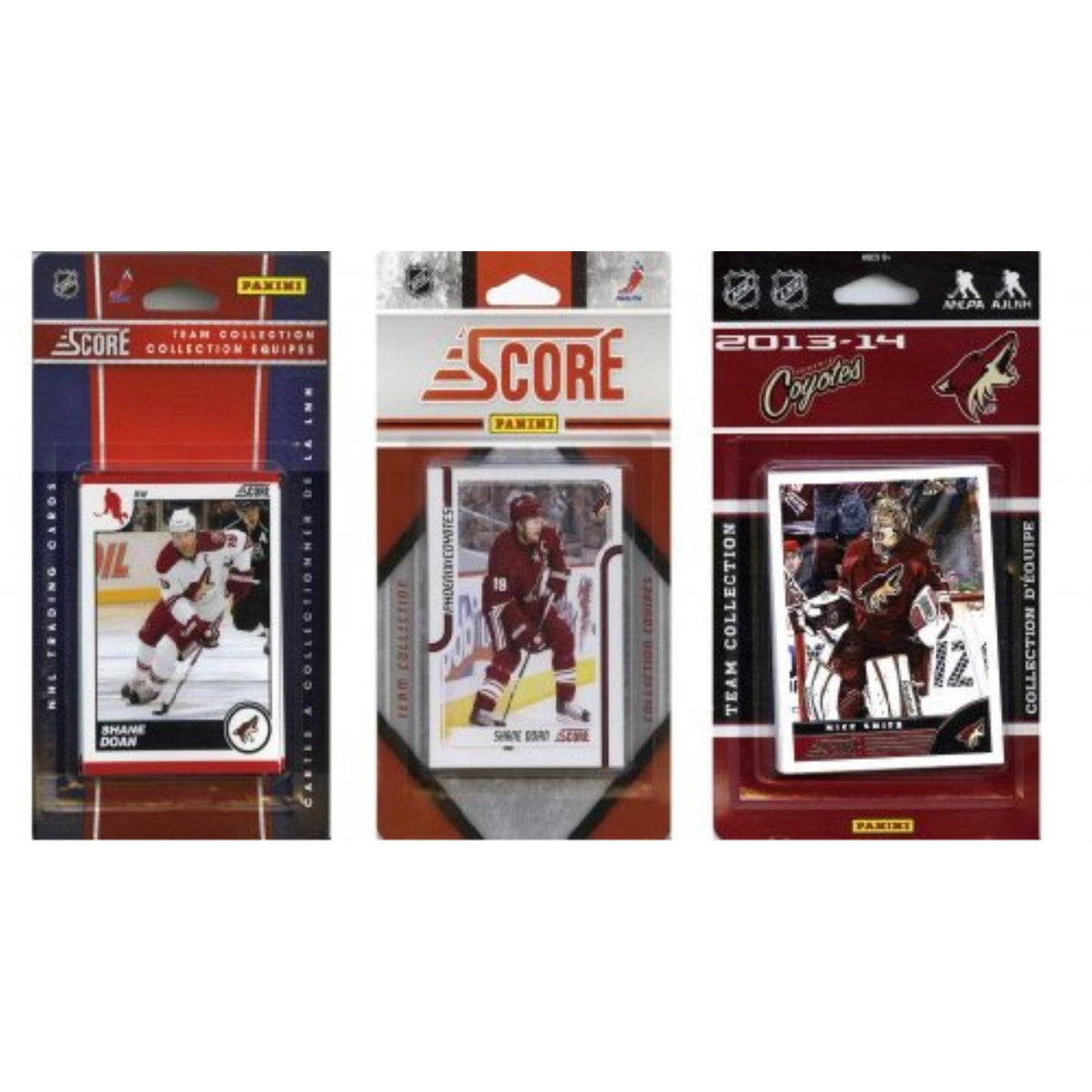 NHL Phoenix Coyotes 3 Different Licensed Trading Card Team Sets