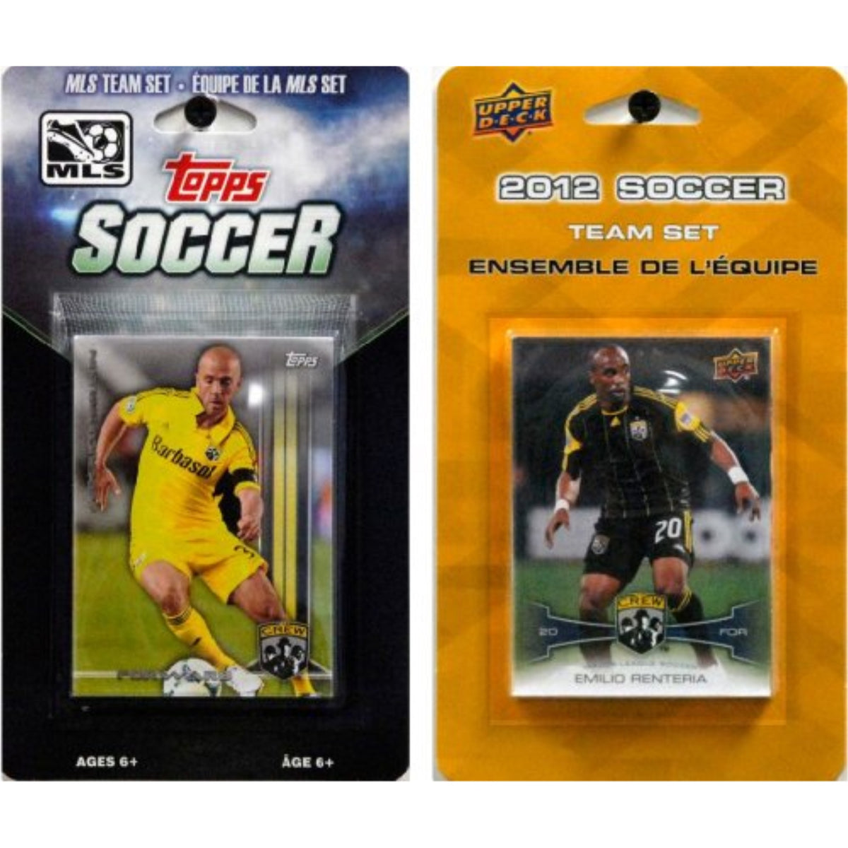 MLS Columbus Crew 2 Different Licensed Trading Card Team Sets