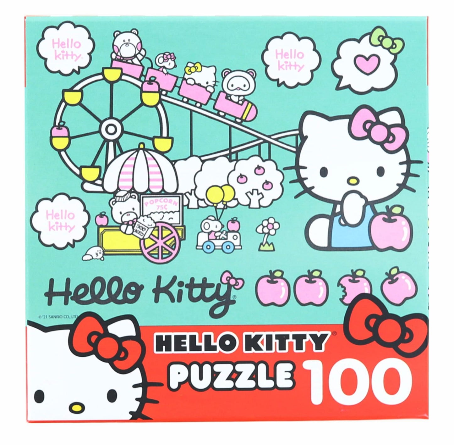 Hello Kitty 100 Piece Jigsaw Puzzle | Hello Kitty And Friends Theme Park Fun