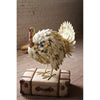 Painted Metal Turkey-Antique White
