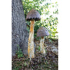KALALOU Metal Mushrooms Set - One Size, Brown, Model CZG1108